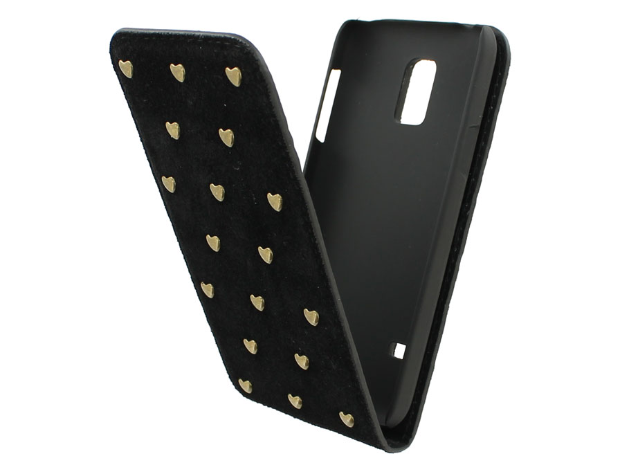 FABulous Heart Studs Flipcase - Samsung Galaxy S5 hoesje