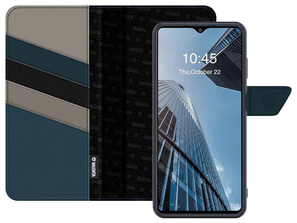 Valenta Leather 2in1 Bookcase - Samsung Galaxy A02s hoesje