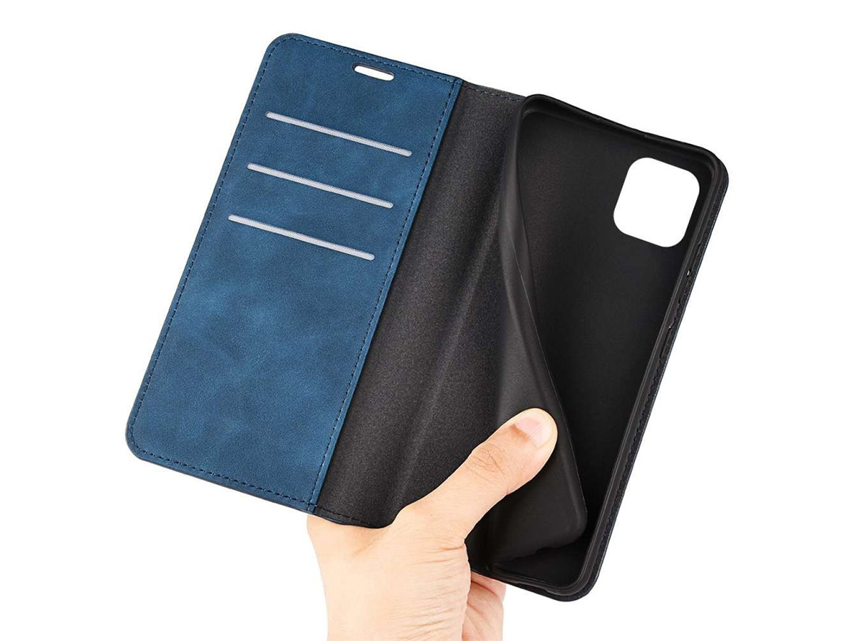 Just in Case Slim Wallet Case Blauw - Samsung Galaxy A03 hoesje