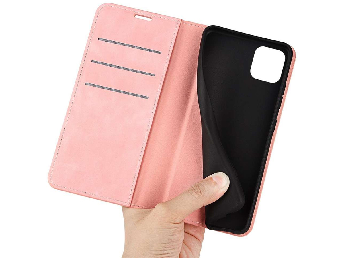 Just in Case Slim Wallet Case Roze - Samsung Galaxy A03 hoesje