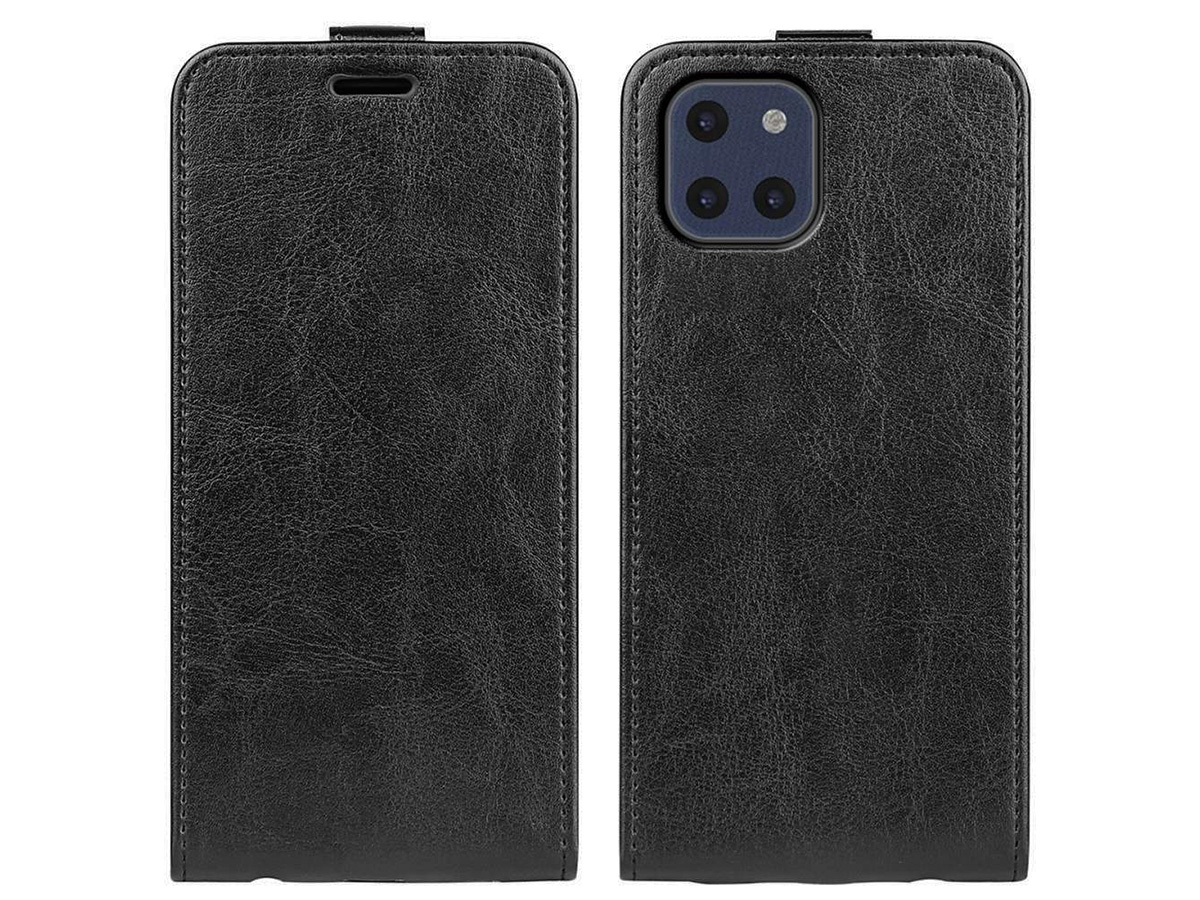 Just in Case Flip Case Zwart - Samsung Galaxy A03 hoesje