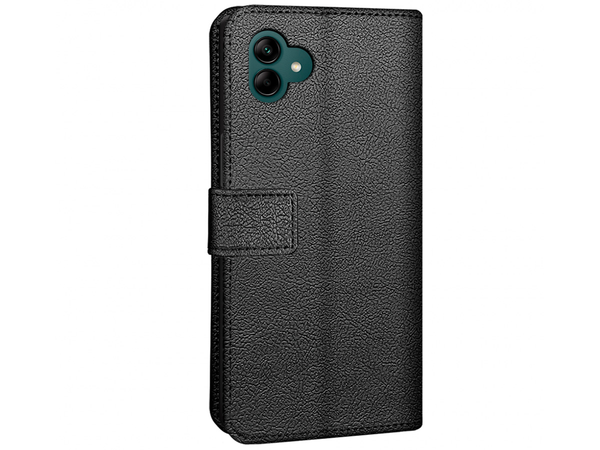 Just in Case Card Wallet Case Zwart - Samsung Galaxy A04 hoesje