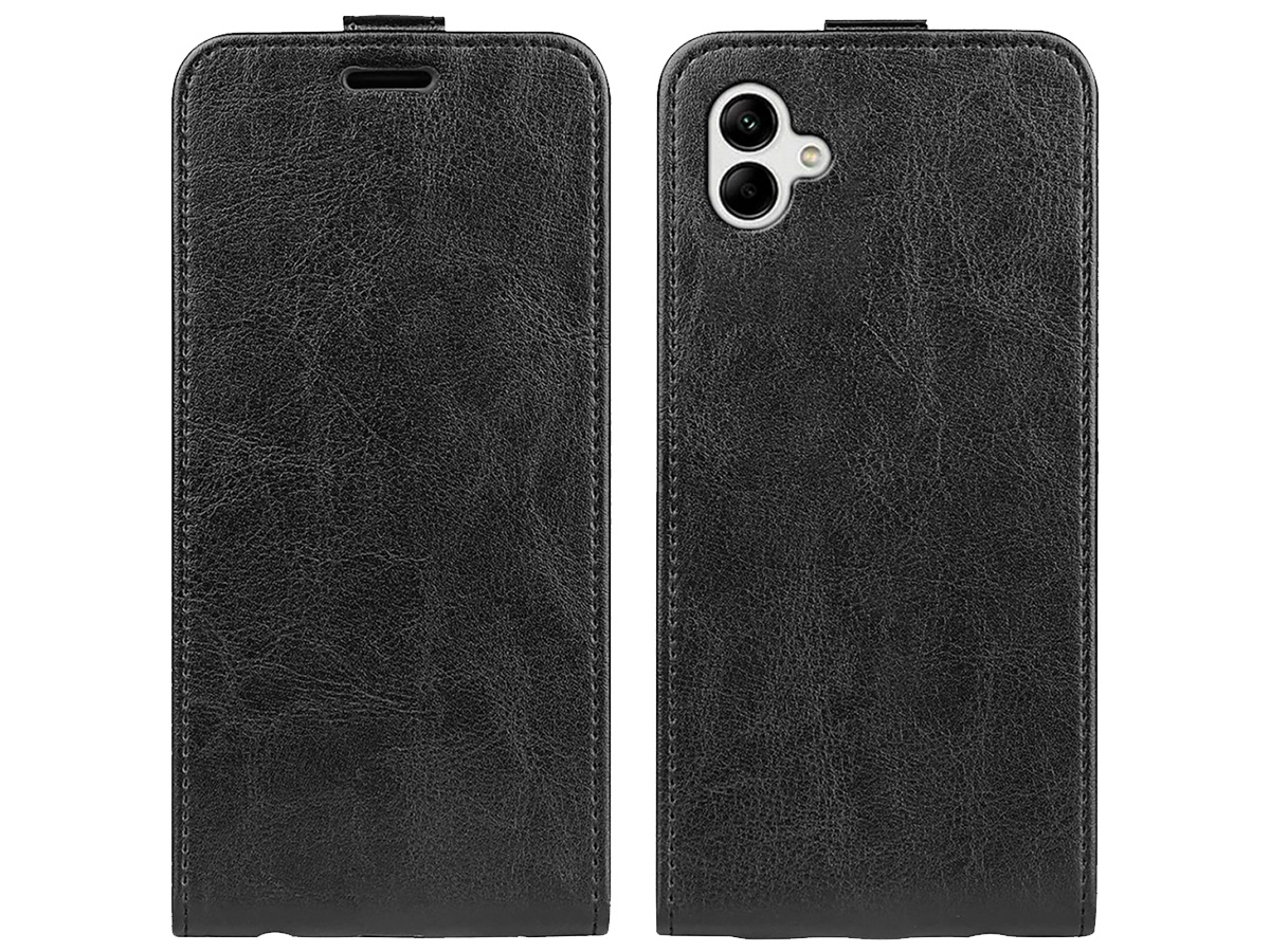 Just in Case Flip Case Zwart - Samsung Galaxy A04 hoesje