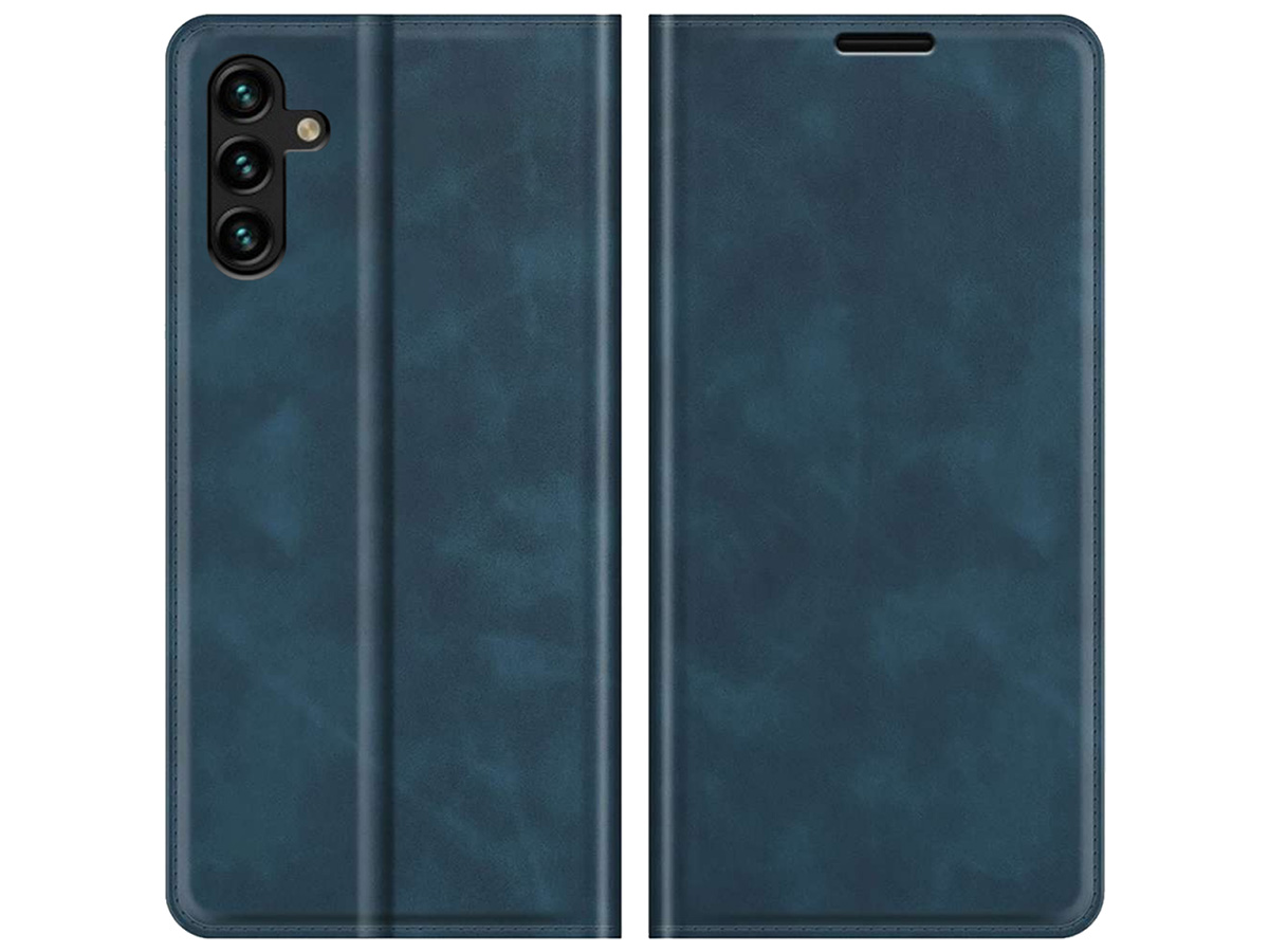 Just in Case Slim Wallet Case Blauw - Samsung Galaxy A04s hoesje