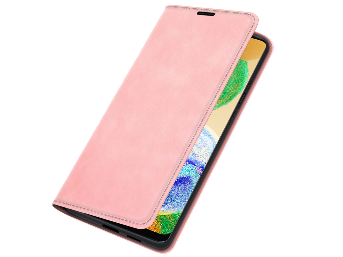 Just in Case Slim Wallet Case Roze - Samsung Galaxy A04s hoesje