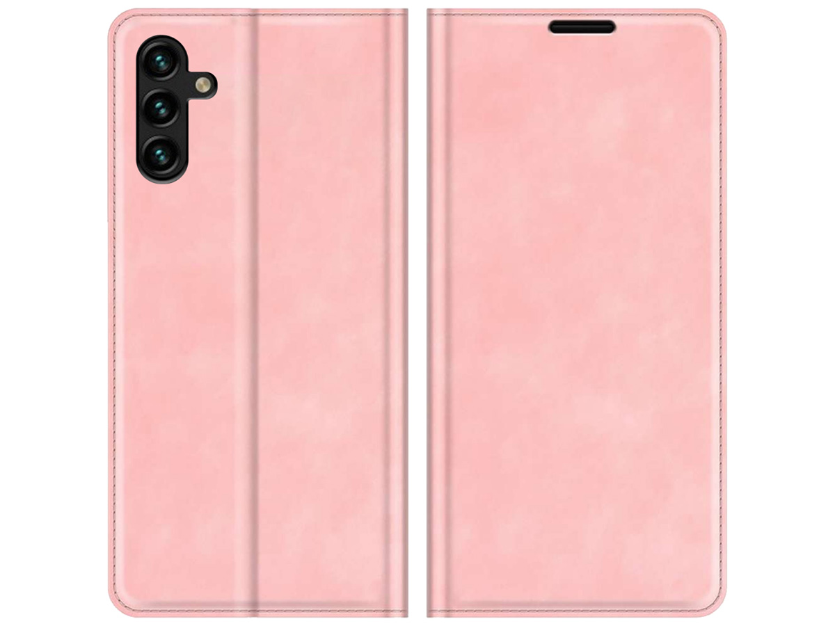 Just in Case Slim Wallet Case Roze - Samsung Galaxy A04s hoesje