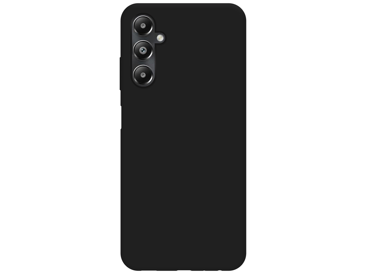 Just in Case TPU Case Zwart - Samsung Galaxy A05s hoesje