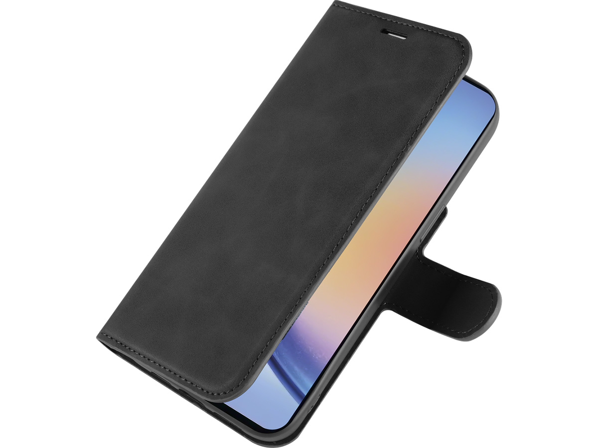 Just in Case Premium Wallet Folio Zwart - Samsung Galaxy A05s hoesje