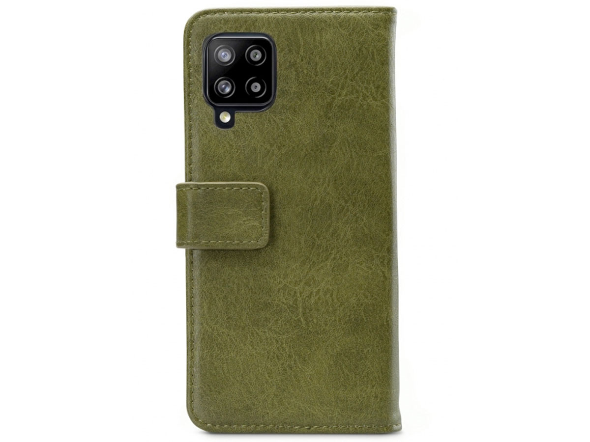 Mobilize Elite Walletbook Groen - Samsung Galaxy A12 hoesje