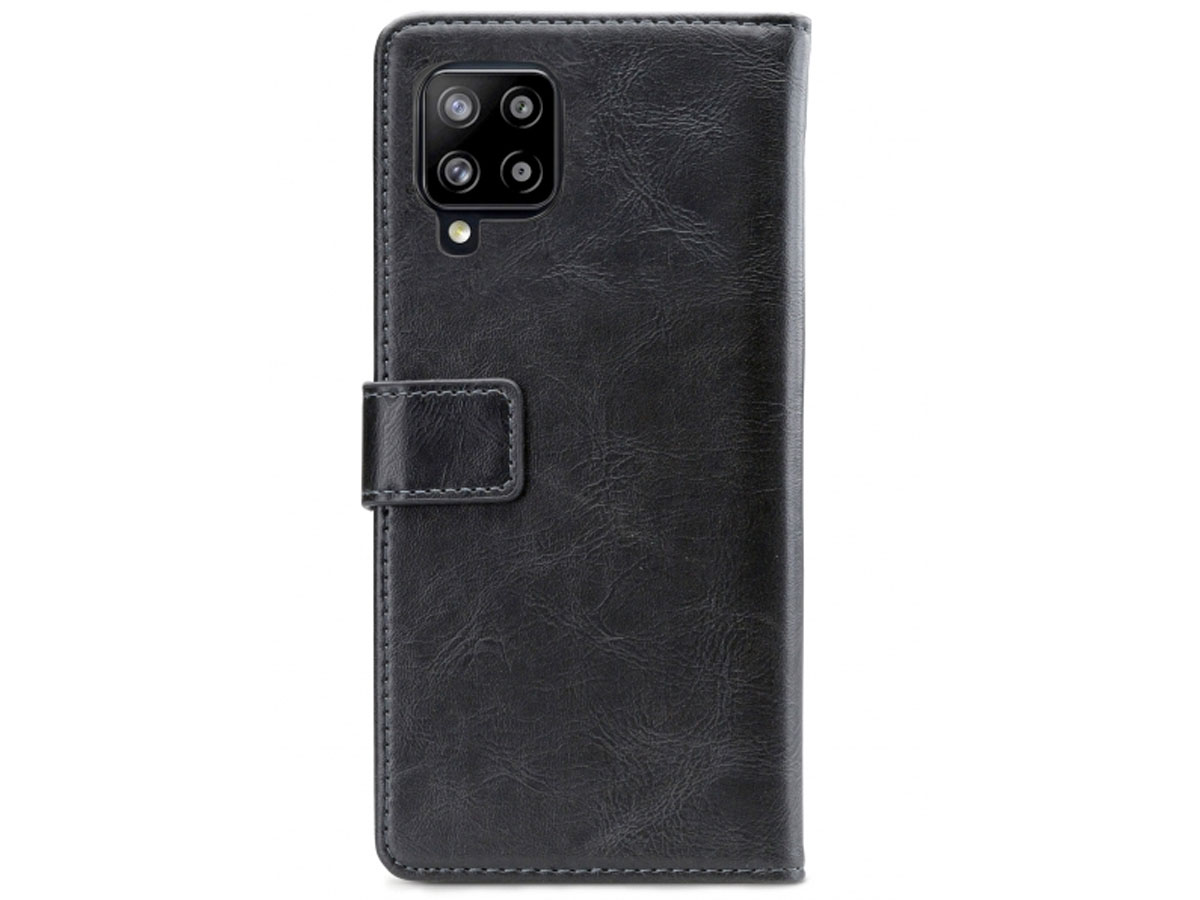 Mobilize Elite Walletbook Zwart - Samsung Galaxy A12 hoesje