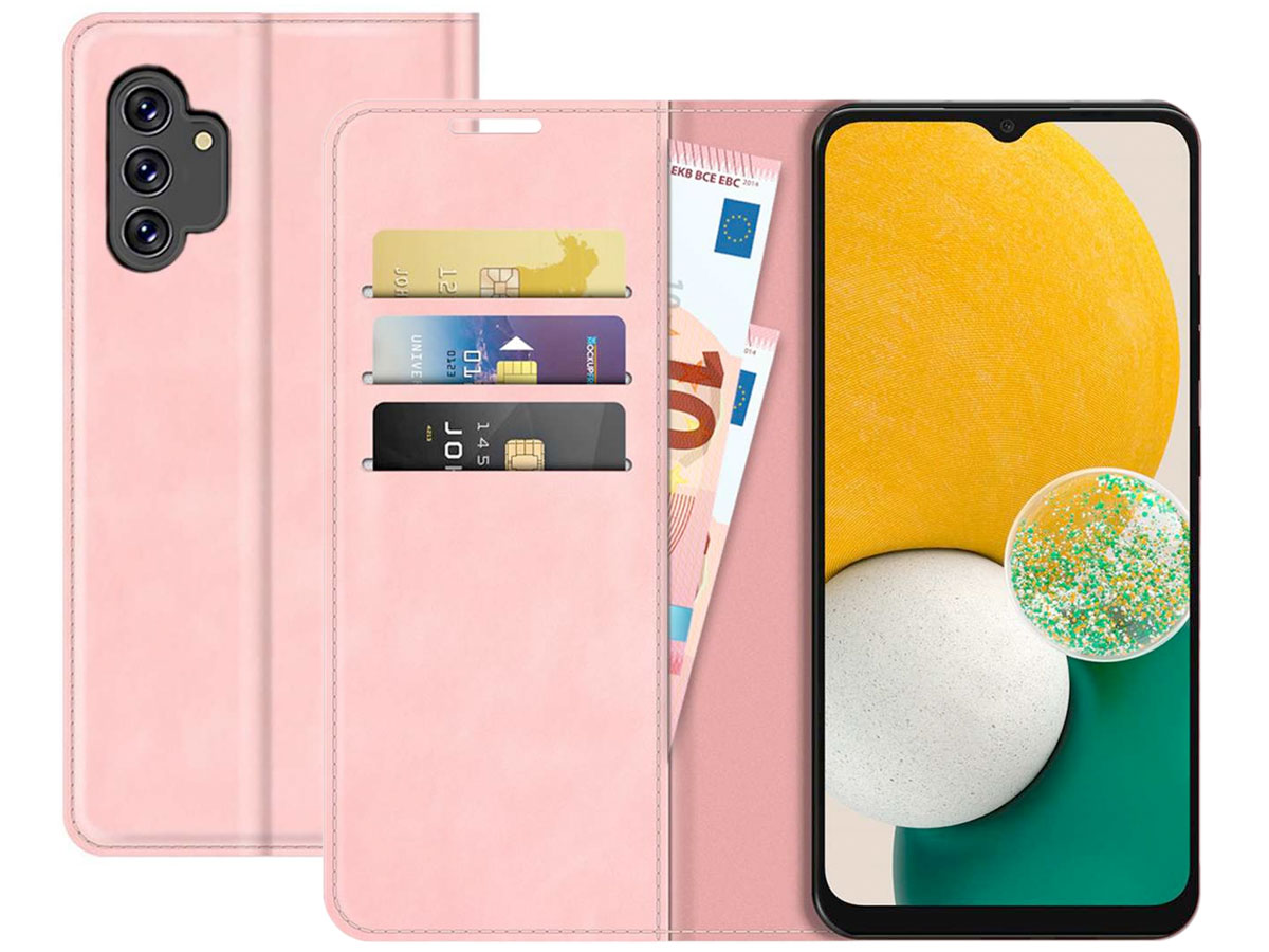 Just in Case Slim BookCase Roze - Samsung Galaxy A13 4G hoesje