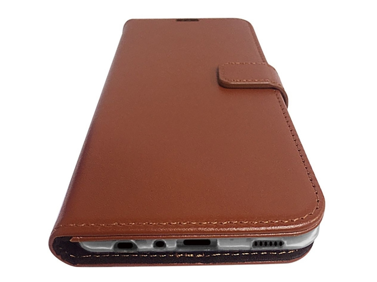 Valenta Leren Case Samsung A13 4G Bruin