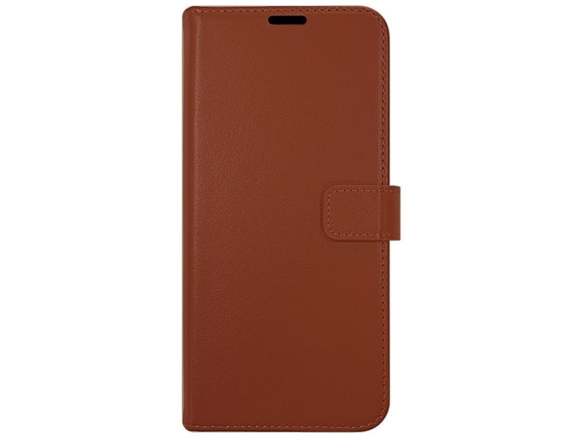 Valenta Leather Bookcase Bruin - Samsung Galaxy A13 4G hoesje