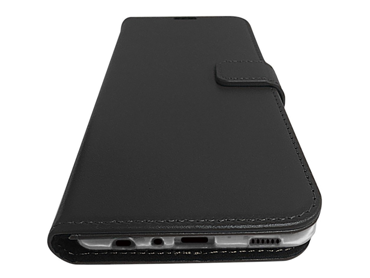 Valenta Leather Bookcase Zwart - Samsung Galaxy A13 4G hoesje
