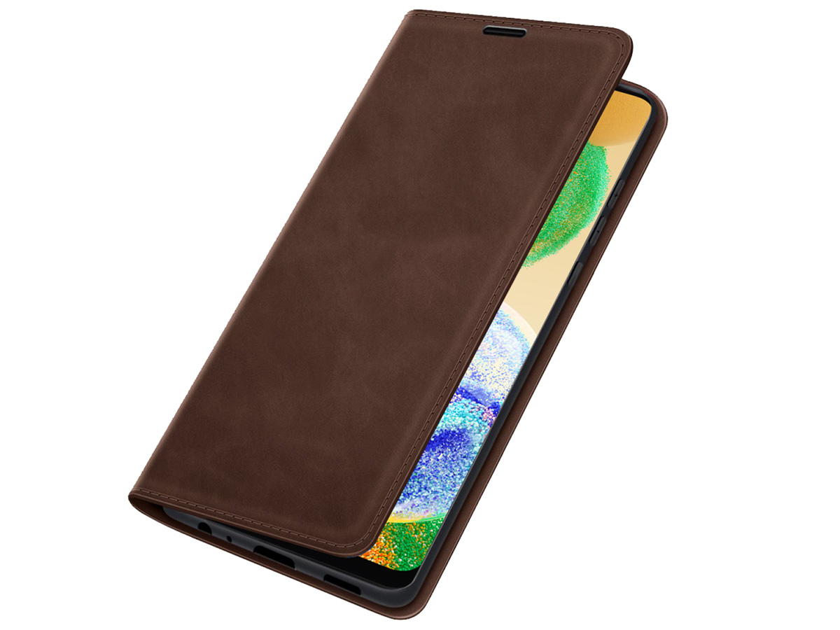 Just in Case Slim Wallet Case Bruin - Samsung Galaxy A13 5G hoesje