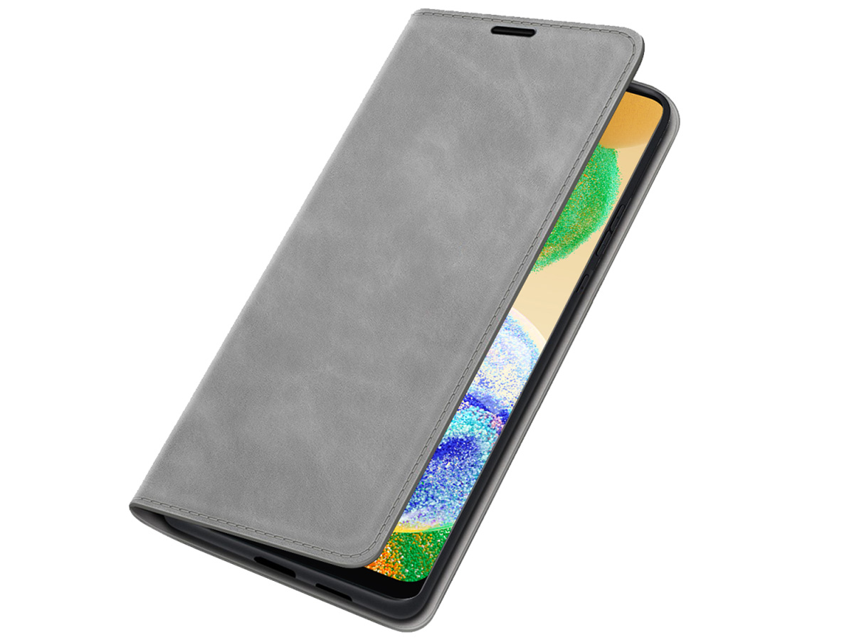 Just in Case Slim Wallet Case Grijs - Samsung Galaxy A13 5G hoesje