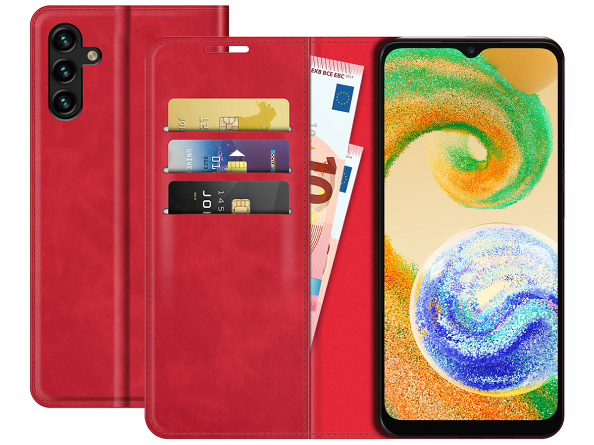 Just in Case Slim Wallet Case Rood - Samsung Galaxy A13 5G hoesje