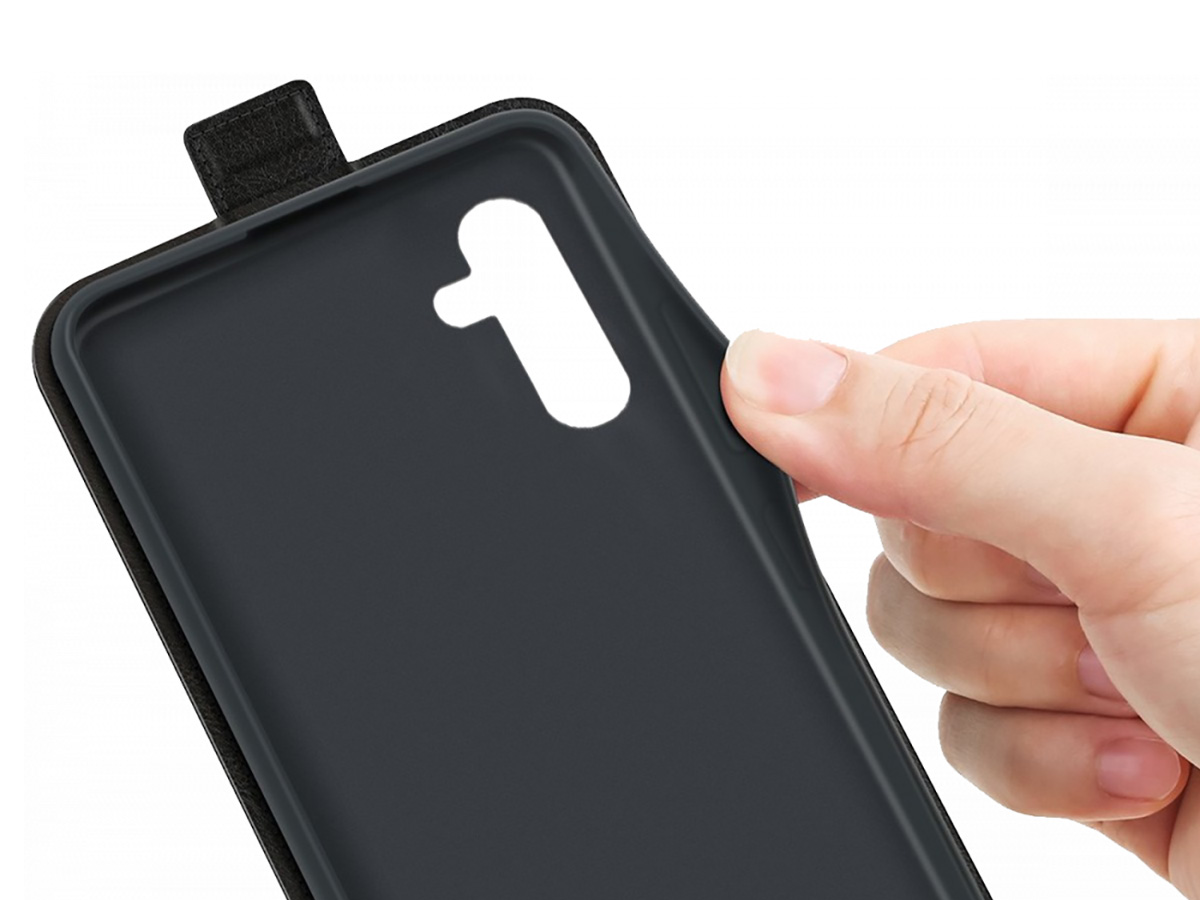 Just in Case Flip Case Zwart - Samsung Galaxy A13 5G hoesje