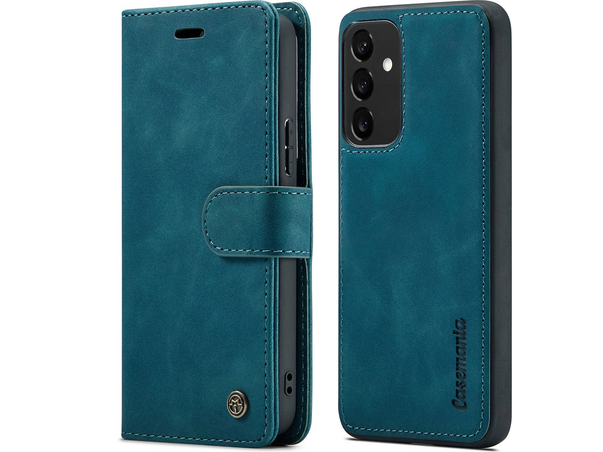 CaseMe 2in1 Magnetic Bookcase Groen - Samsung Galaxy A14 5G Hoesje