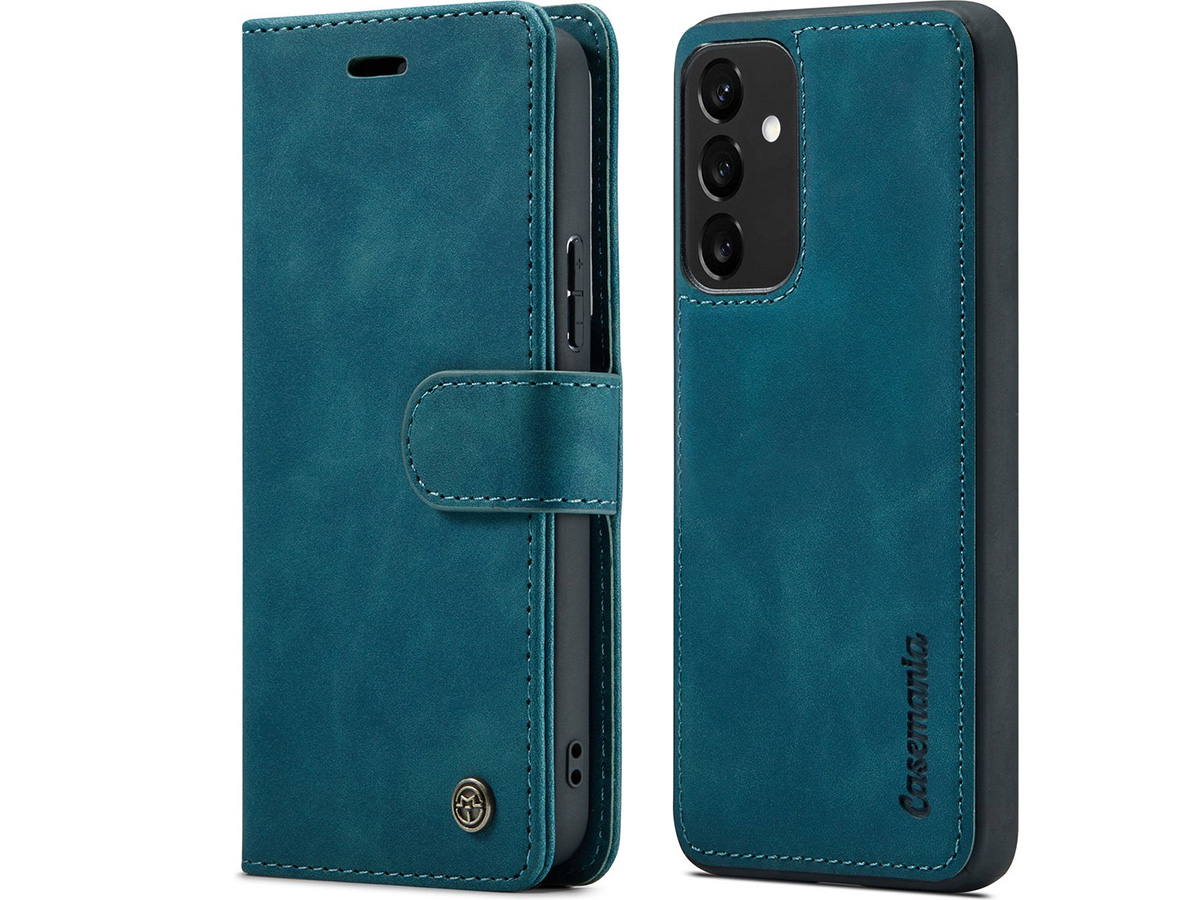 CaseMania 2in1 Magnetic Bookcase Groen - Samsung Galaxy A14 5G Hoesje