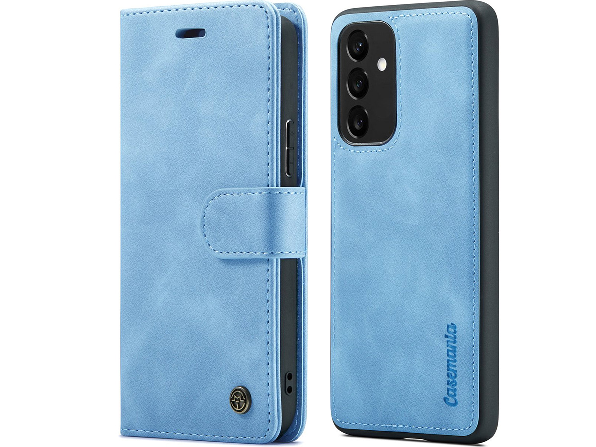 CaseMe 2in1 Magnetic Bookcase Lichtblauw - Samsung Galaxy A14 5G Hoesje