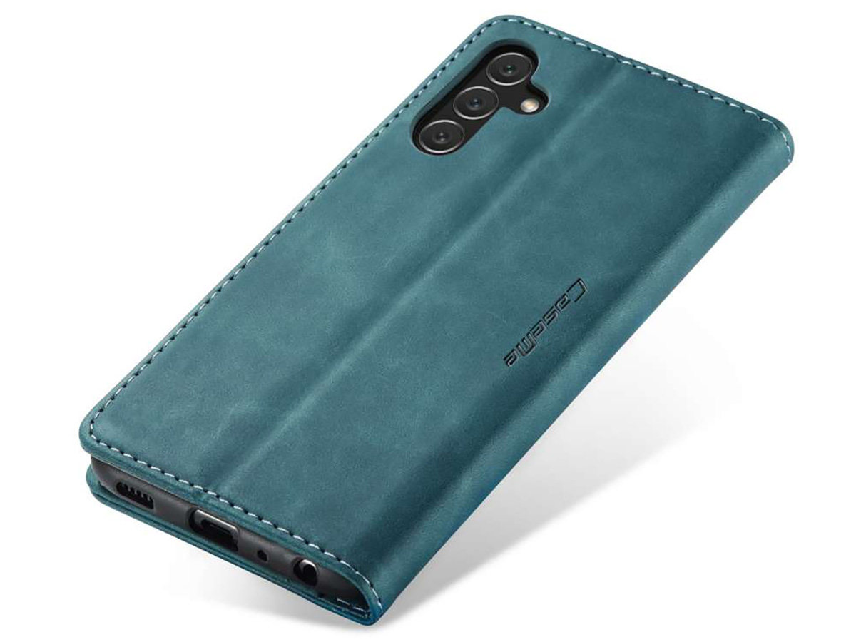 CaseMania Vintage Slim Bookcase Groen - Samsung Galaxy A14 5G hoesje