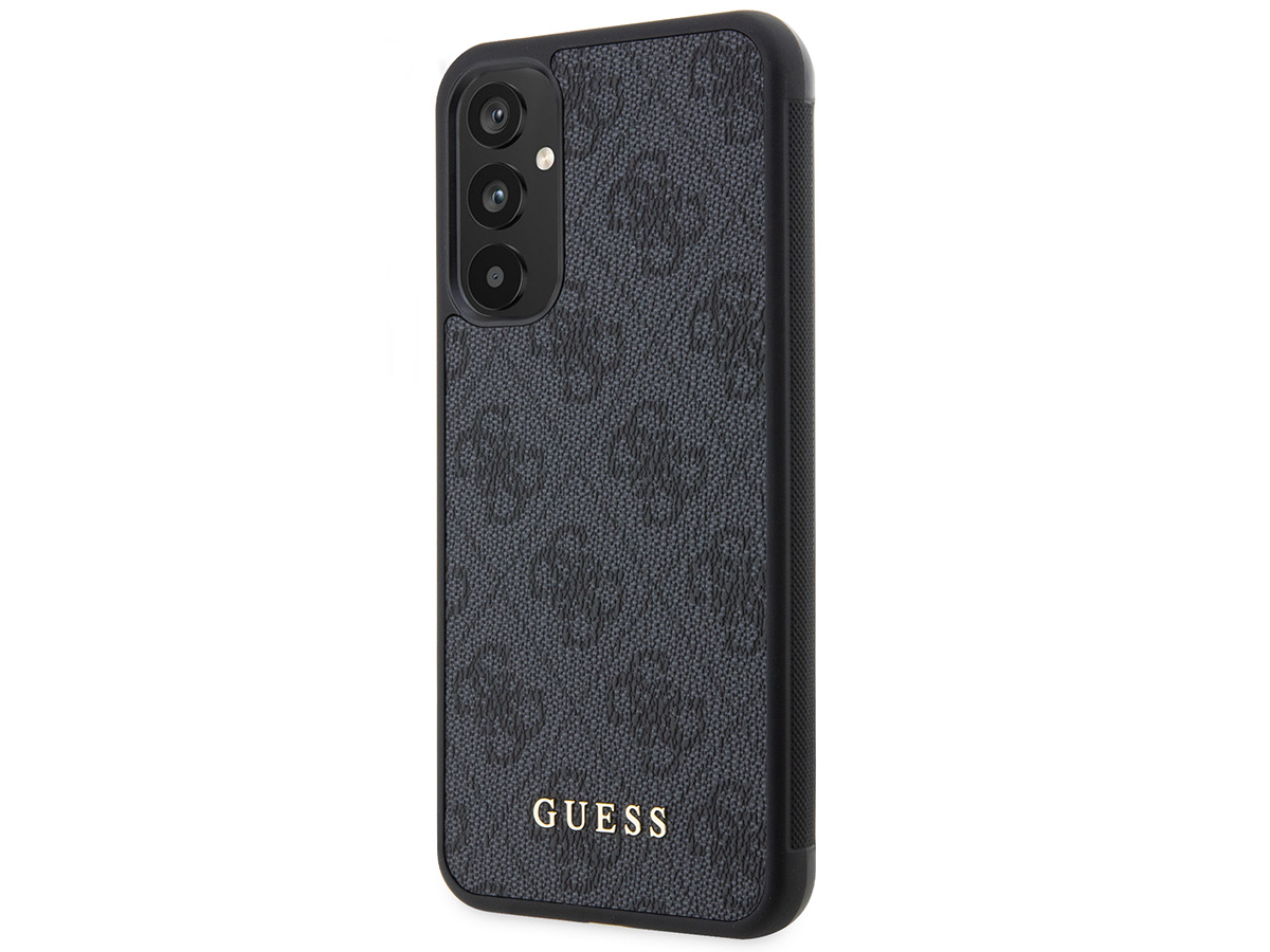 Guess 4G Monogram Case Grijs - Samsung Galaxy A14 hoesje