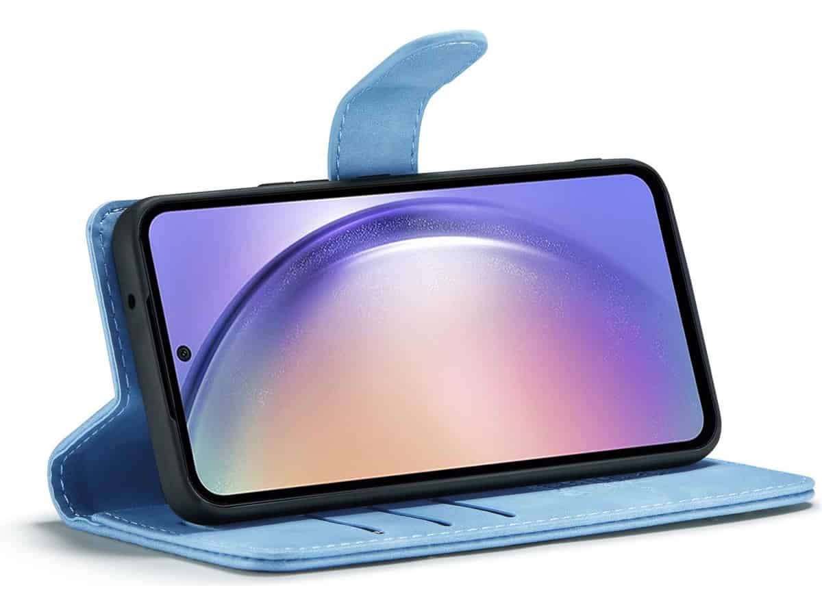 CaseMania 2in1 Magnetic Bookcase Lichtblauw - Samsung Galaxy A15 Hoesje