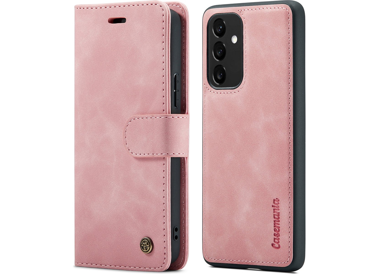 CaseMania 2in1 Magnetic Bookcase Roze - Samsung Galaxy A15 Hoesje