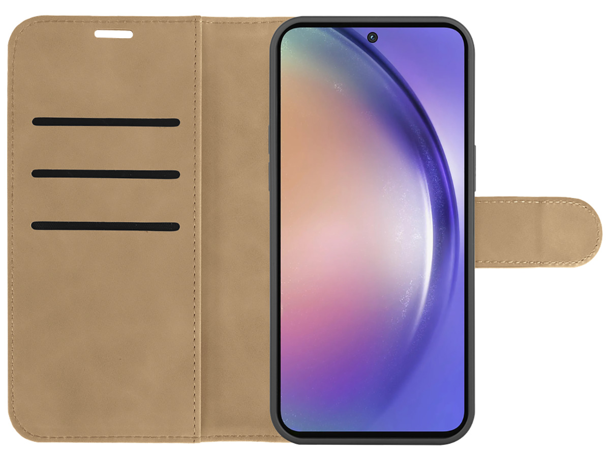 Just in Case Magnetic 2-in-1 Wallet Folio Bruin - Samsung Galaxy A15 hoesje