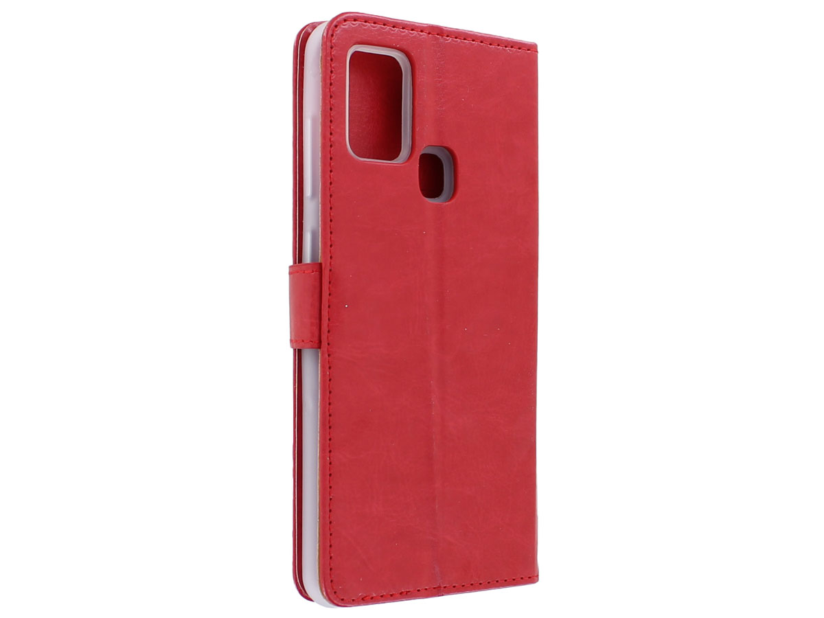 Bookcase Mapje Rood - Samsung Galaxy A21s hoesje