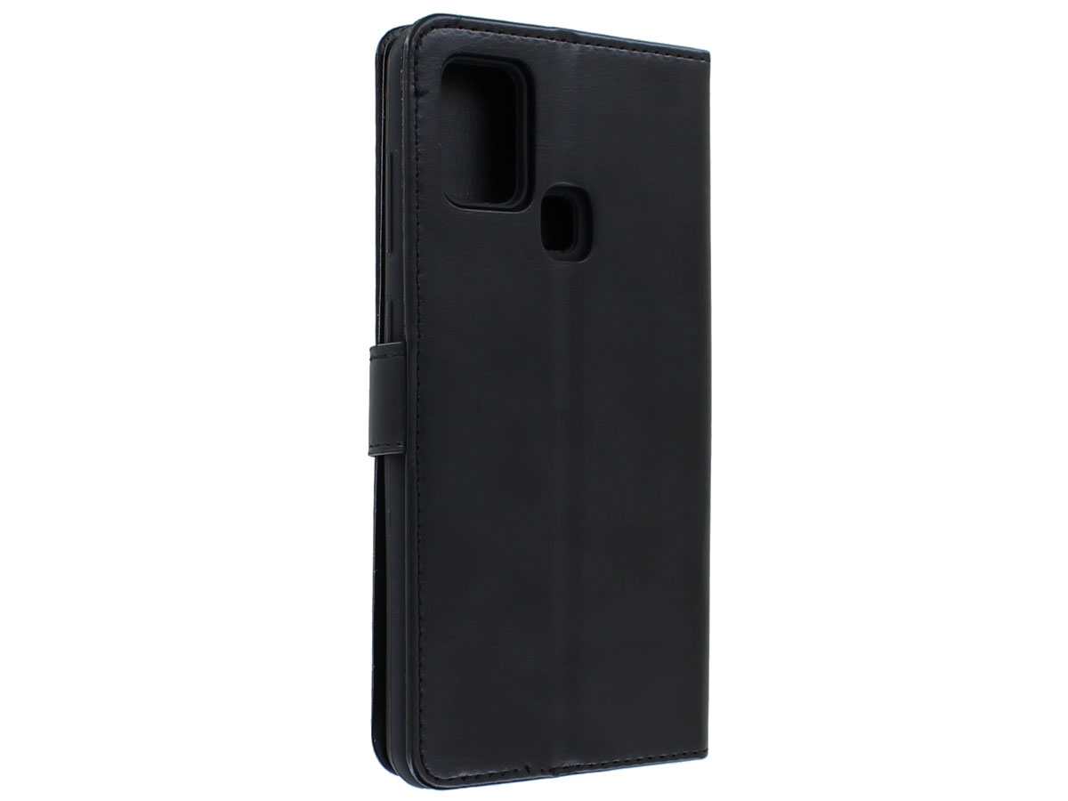 Bookcase Mapje Zwart - Samsung Galaxy A21s hoesje