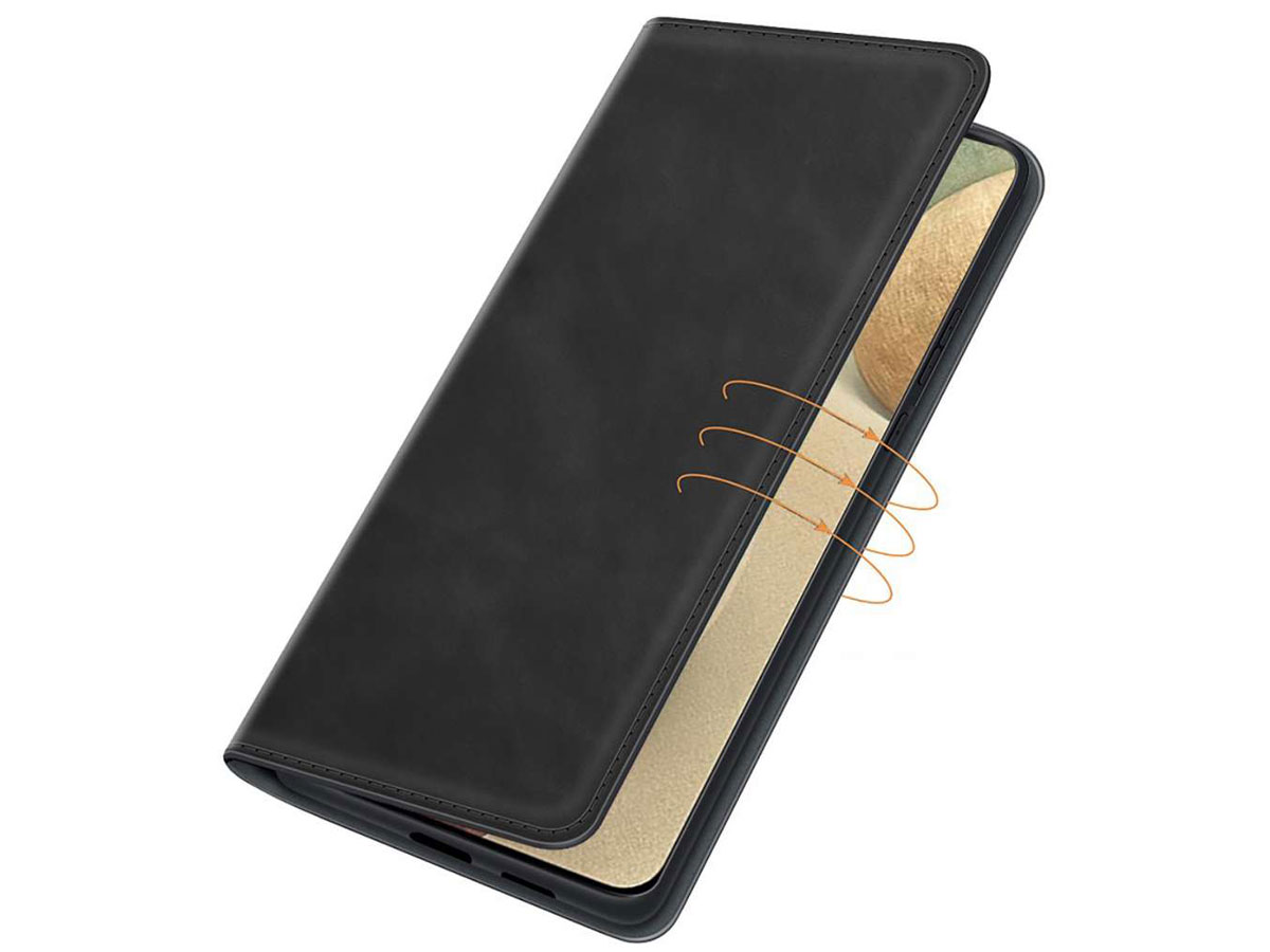 Just in Case Magnetic BookCase Zwart - Samsung Galaxy A22 4G hoesje