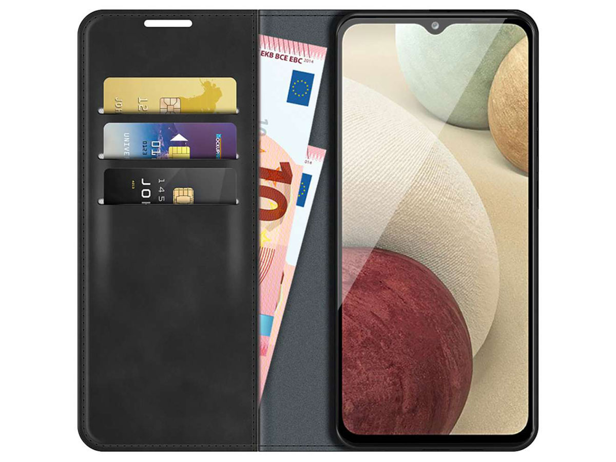 Just in Case Magnetic BookCase Zwart - Samsung Galaxy A22 4G hoesje