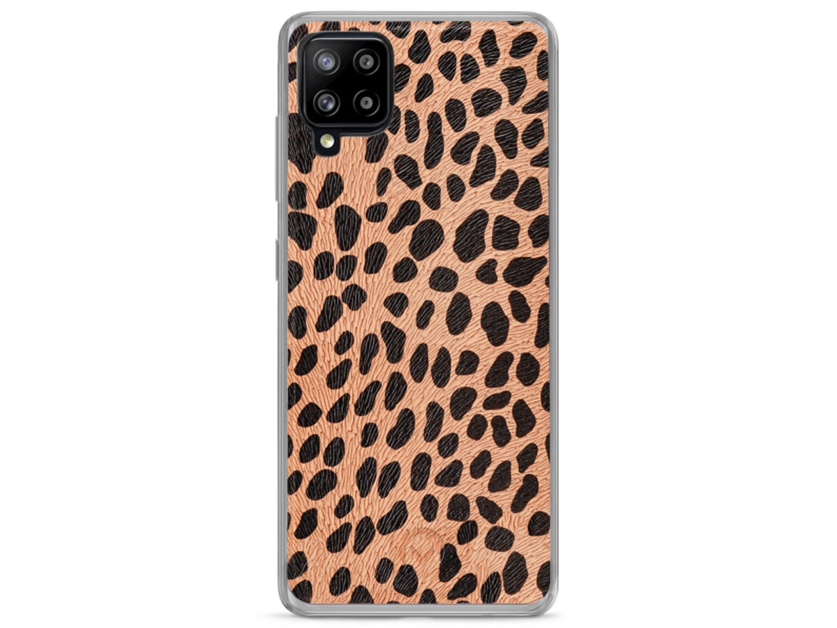 Mobilize 2in1 Magnet Zipper Case Green Leopard - Samsung Galaxy A22 4G hoesje