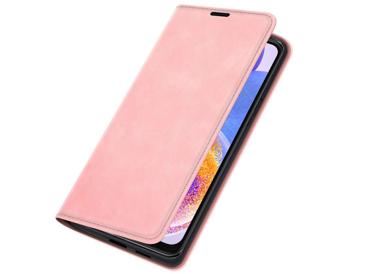 Just in Case Slim Wallet Case Roze - Samsung Galaxy A23 hoesje