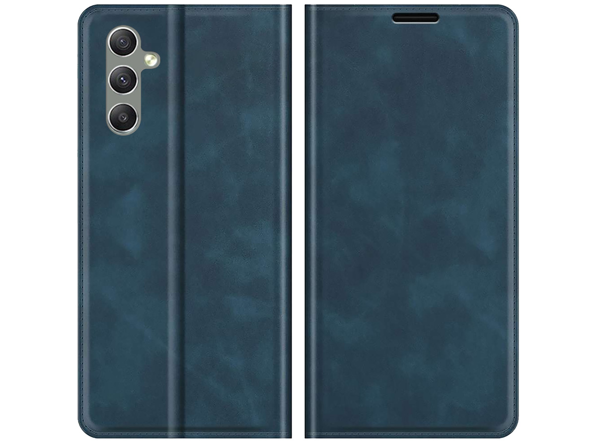 Just in Case Slim Wallet Case Blauw - Samsung Galaxy A24 hoesje
