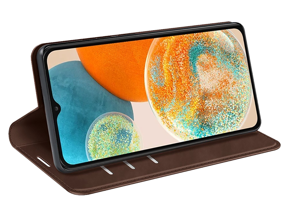 Just in Case Slim Wallet Case Bruin - Samsung Galaxy A24 hoesje