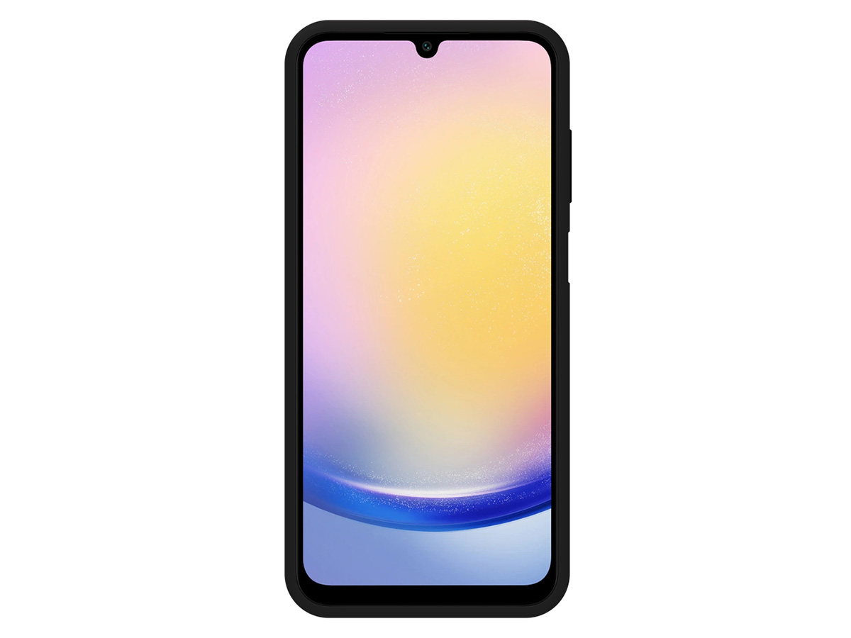 Just in Case TPU Case Zwart - Samsung Galaxy A25 hoesje