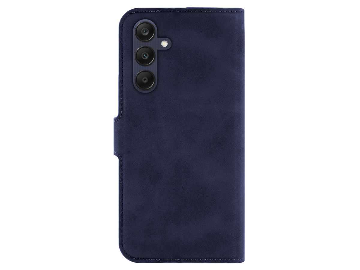 Just in Case Premium Wallet Folio Donkerblauw - Samsung Galaxy A25 hoesje