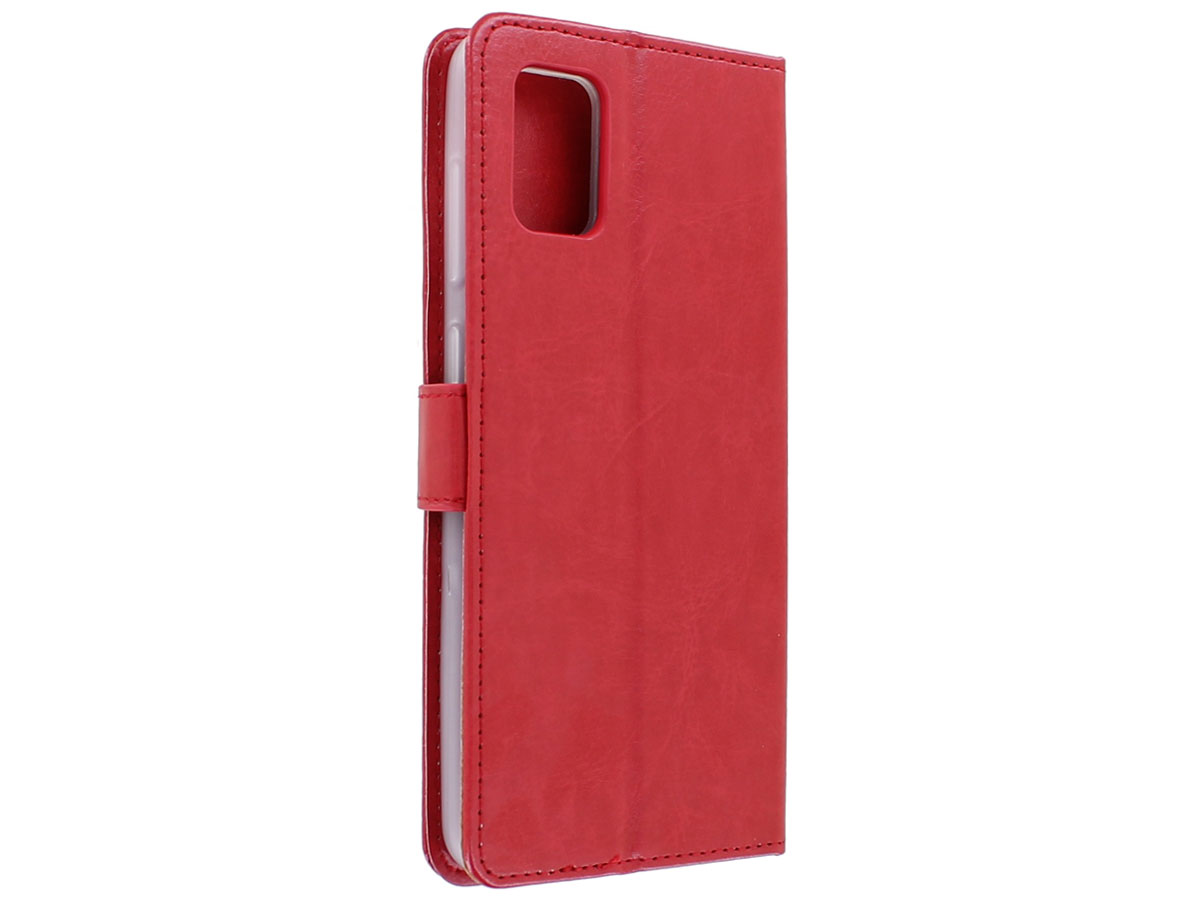 Bookcase Mapje Rood - Samsung Galaxy A31 hoesje