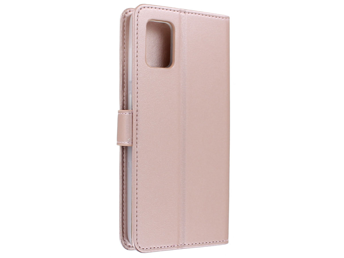 Bookcase Mapje Rosé - Samsung Galaxy A31 hoesje