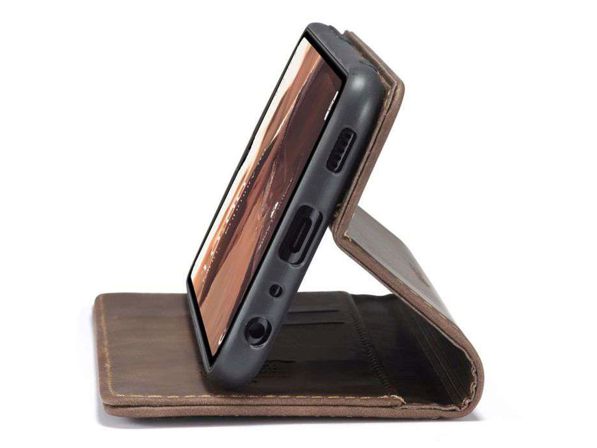 Just in Case Vintage BookCase Bruin - Samsung Galaxy A32 4G hoesje