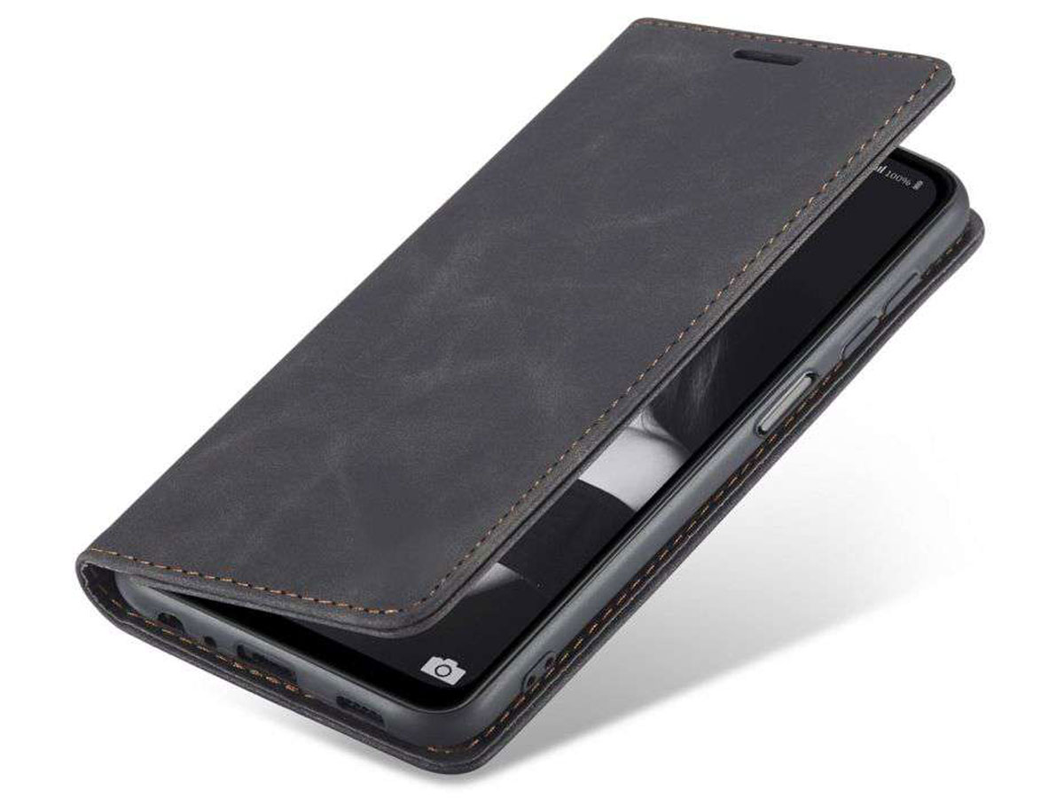 Just in Case Vintage BookCase Zwart - Samsung Galaxy A32 4G hoesje