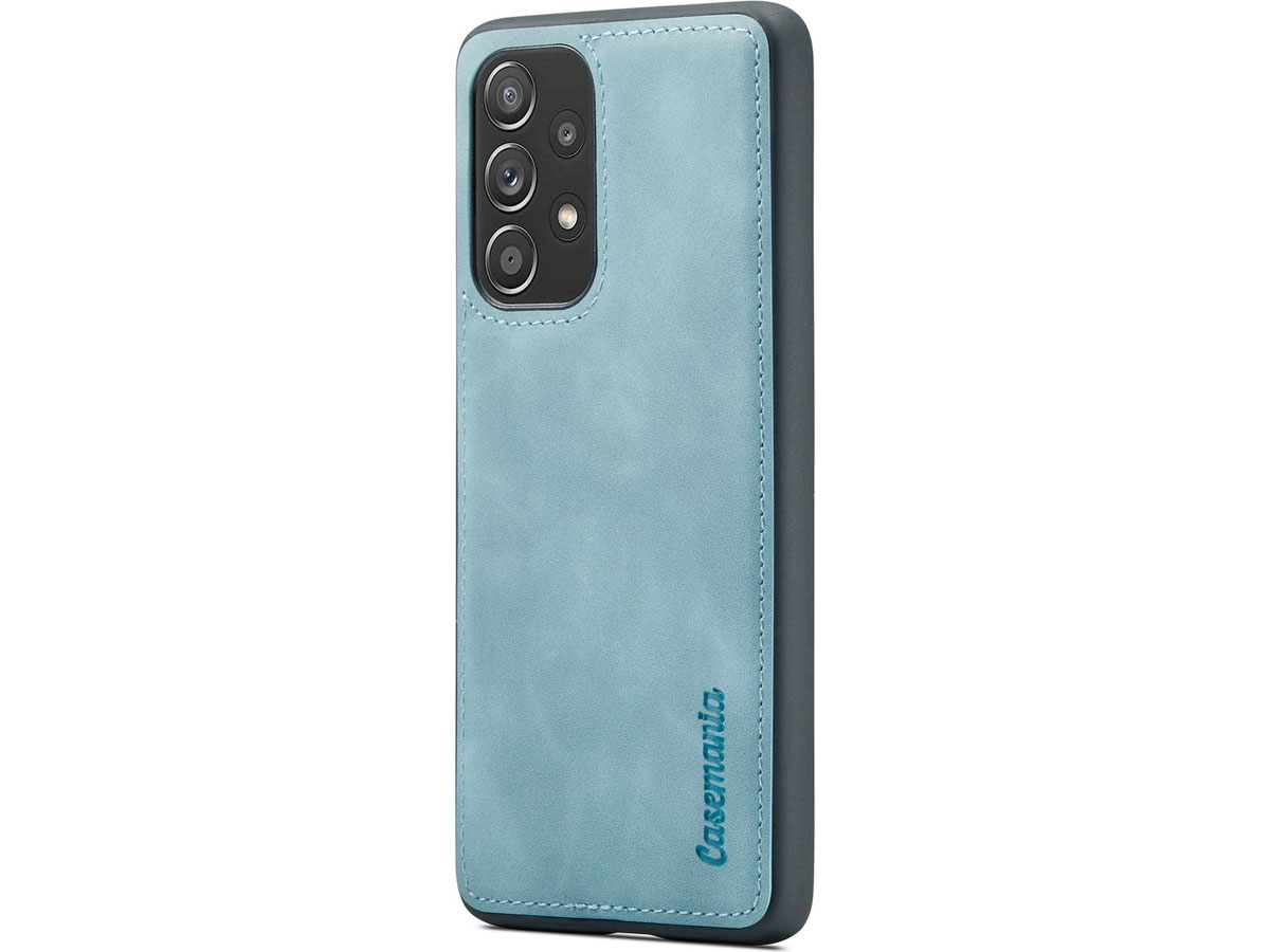 CaseMania 2in1 Magnetic Bookcase Aqua - Samsung Galaxy A33 Hoesje