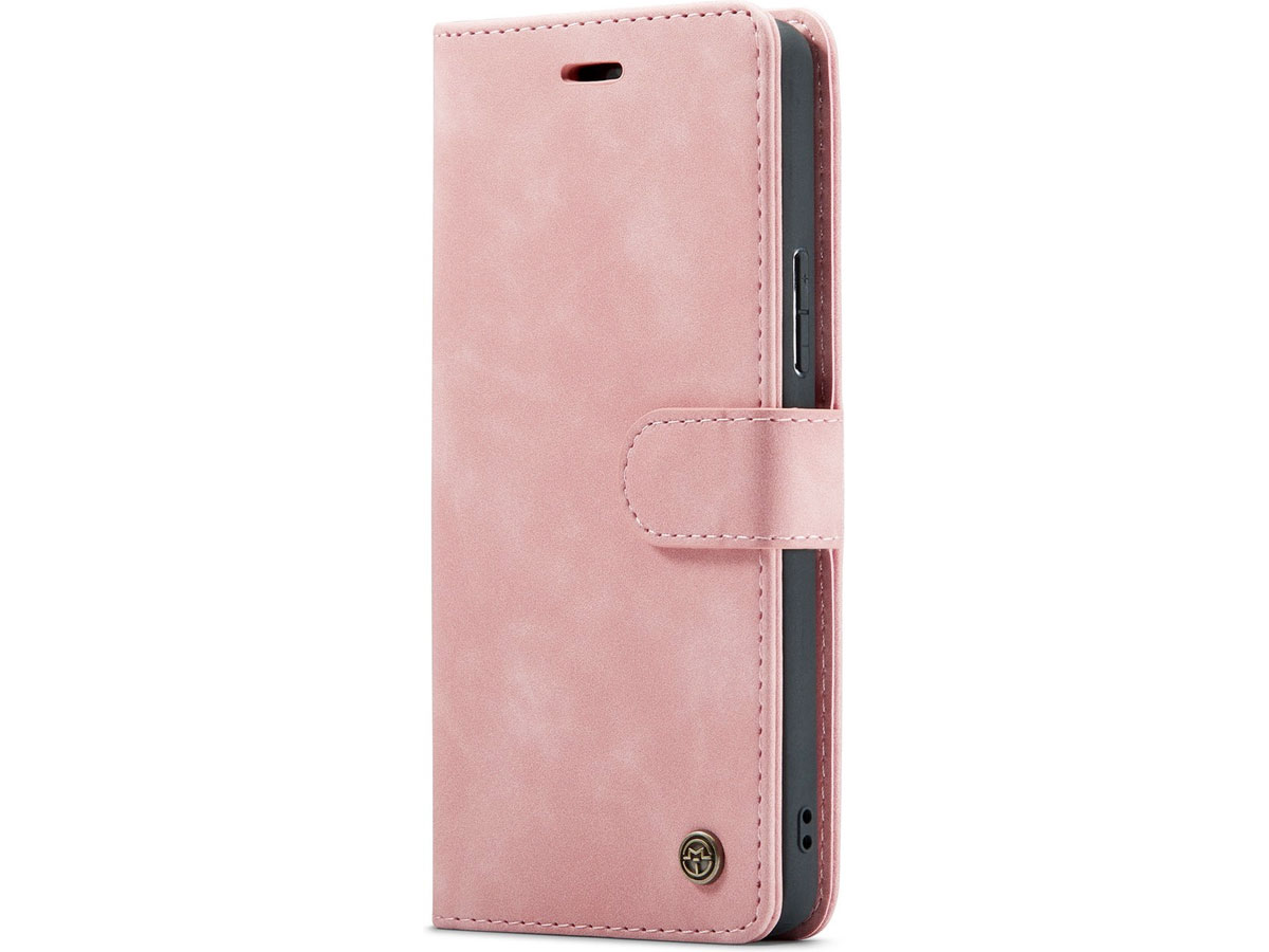 CaseMania 2in1 Magnetic Bookcase Roze - Samsung Galaxy A33 Hoesje