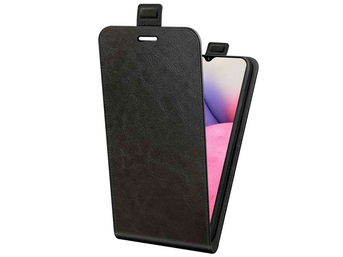 Just in Case Flip Case Zwart - Samsung Galaxy A33 hoesje