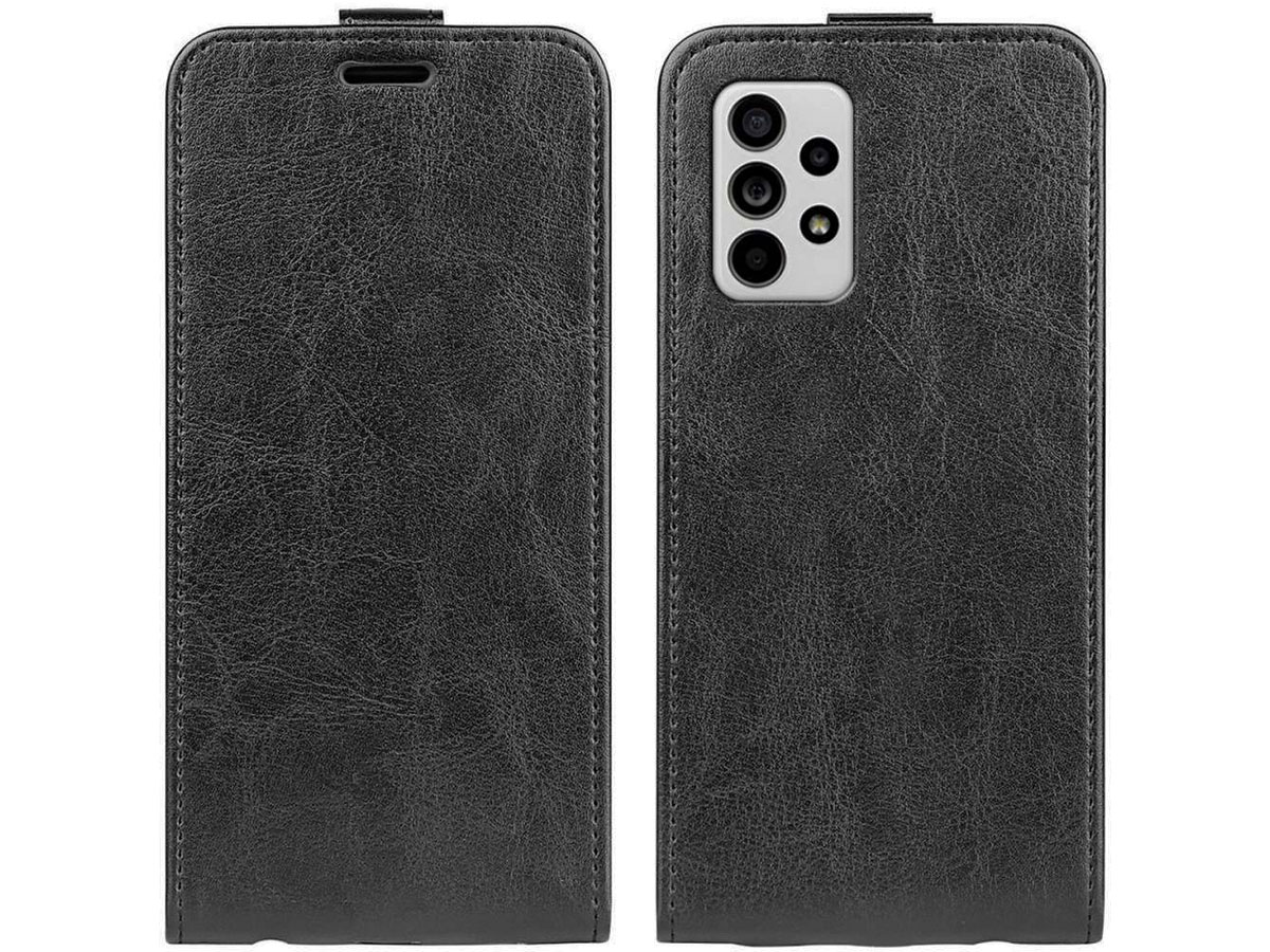 Just in Case Flip Case Zwart - Samsung Galaxy A33 hoesje