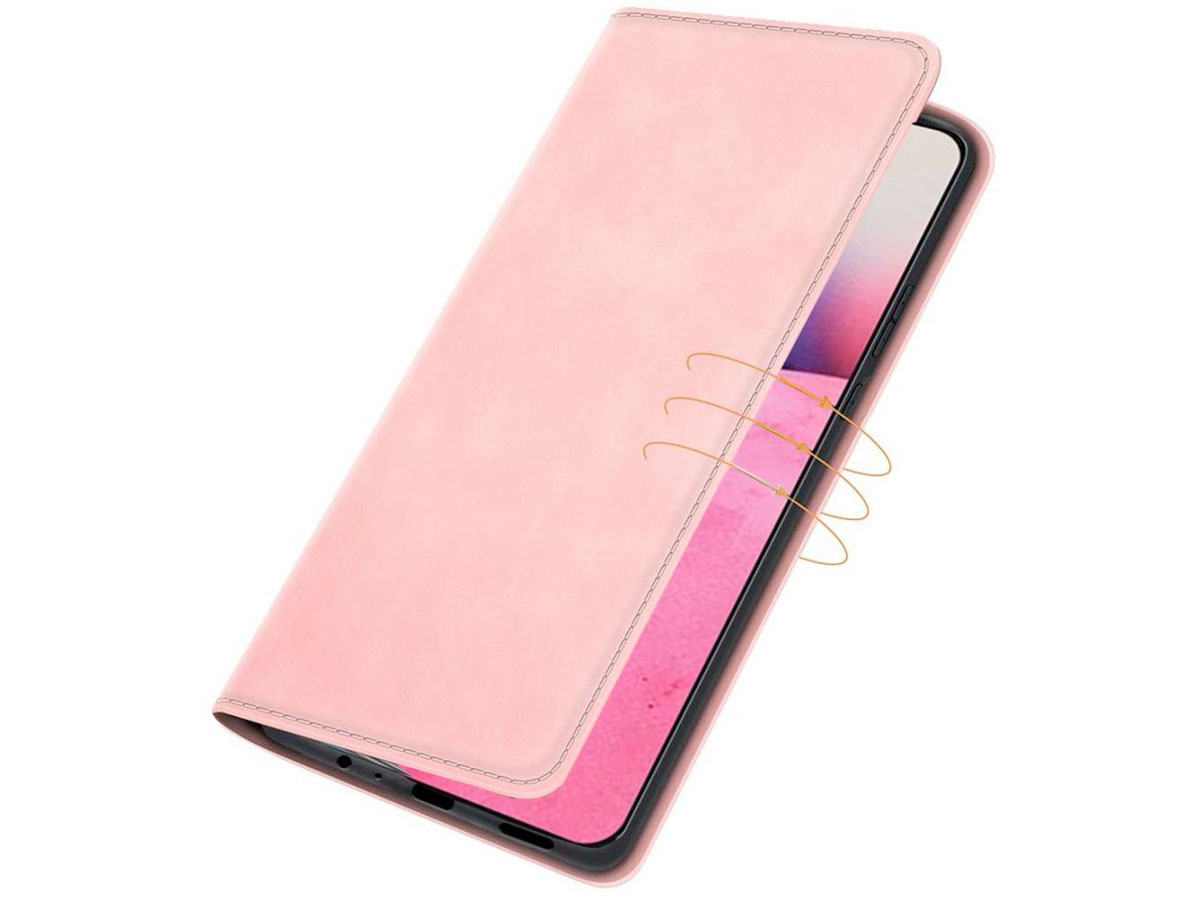 Just in Case Slim BookCase Roze - Samsung Galaxy A33 5G hoesje