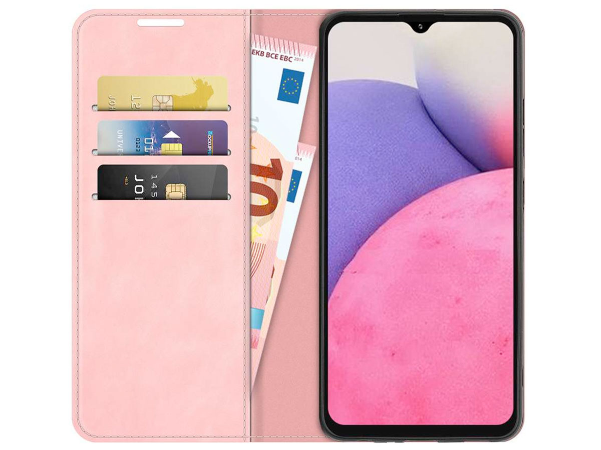 Just in Case Slim BookCase Roze - Samsung Galaxy A33 5G hoesje